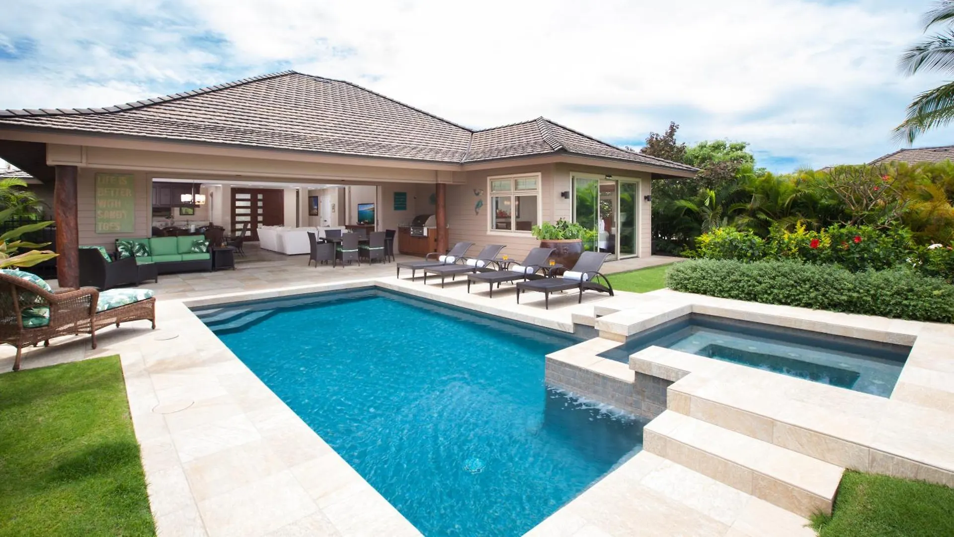 Endless Summer Elegant Kamilo Home With Heated Pool And Guest Cottage Waikoloa 0*,